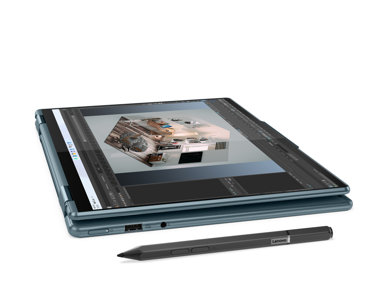 1652619126 742 Lenovo renews its range of ultraportable Yoga Slim PCs ultrathin