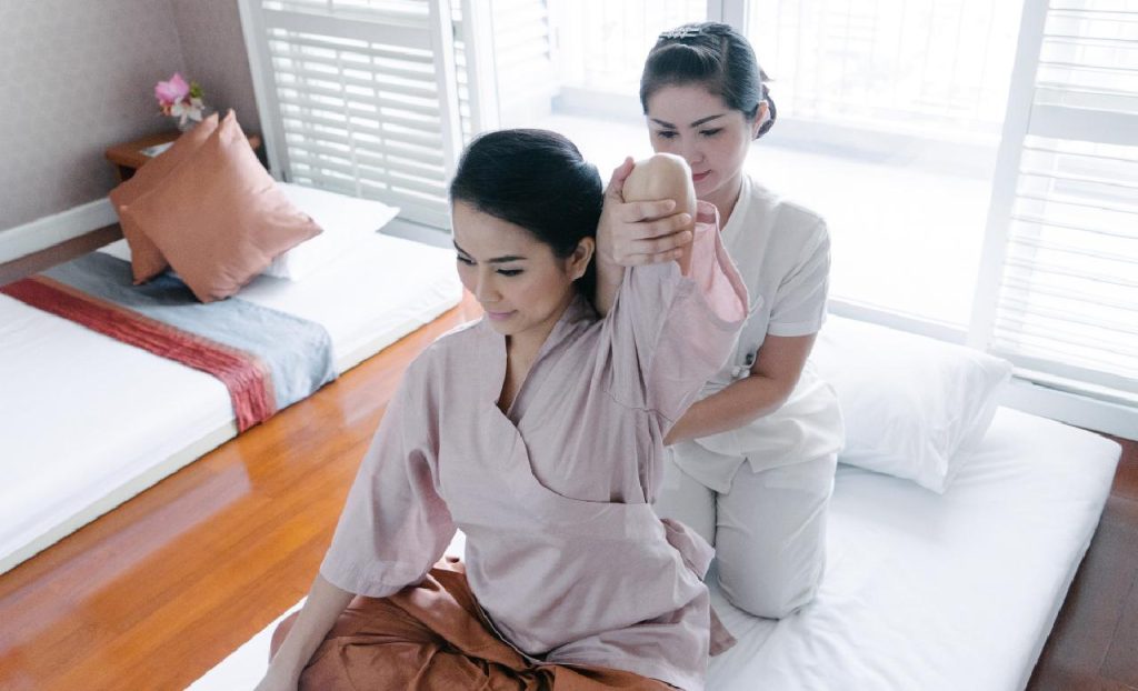 Thai traditional medicine massage