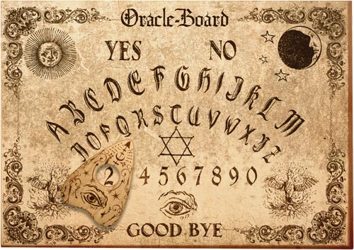 Ouija, definition and origins of the table or divinatory board