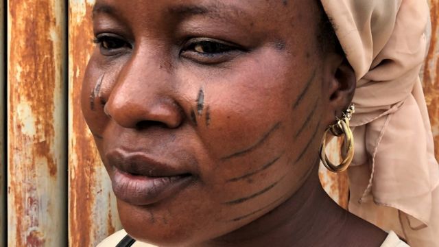 The latest generation of face marks in Nigeria BBC