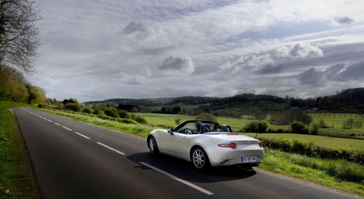 Travel diary Normandy trip in a Mazda MX 5