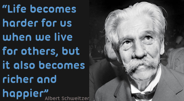 Quotes from Albert Schweitzer