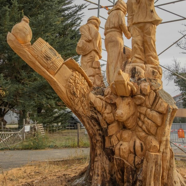 Charente-Maritime: a sculptor gives a second life to dead trees