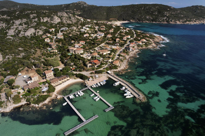 The village of Tizzano, near Sartène, in Corsica, on May 24, 2022. 