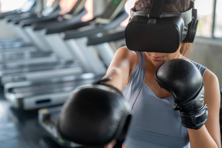 Boxing in VR and connected yoga mats when tech plays
