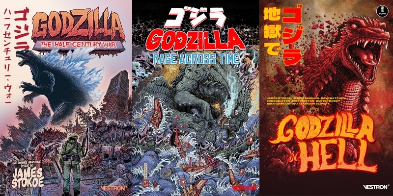 Comics Godzilla crosses the ages and even Hell Literature