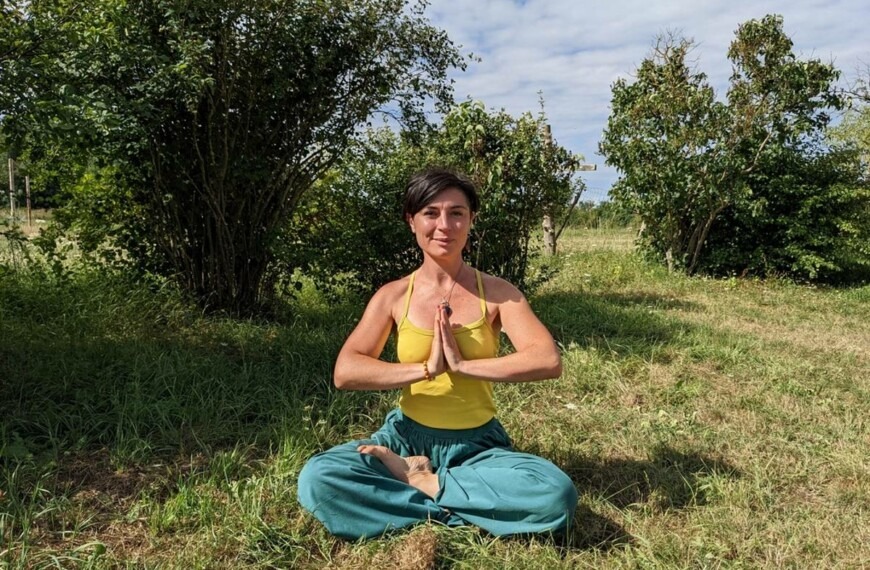 Well-being – Doing yoga with the family and in the open air is possible in Lussat in Creuse