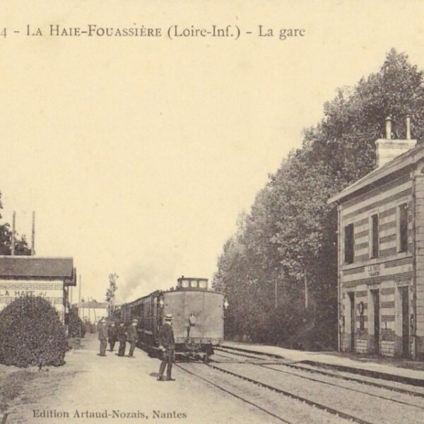 Nantes vineyards: 139 years ago, the train stopped at the station for the first time in this town