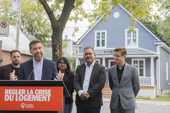 Quebec solidaire promises to buy 10000 houses to make them