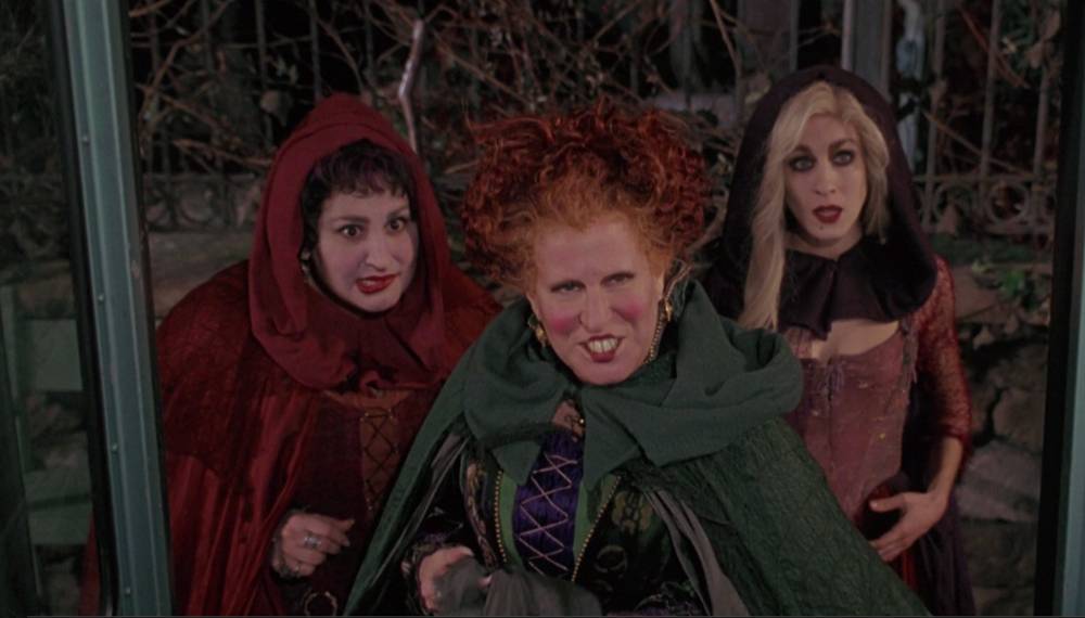 Bette Midler, Sarah Jessica Parker and Kathy Najimy in Kenny Ortega's “Hocus Pocus” (1994)