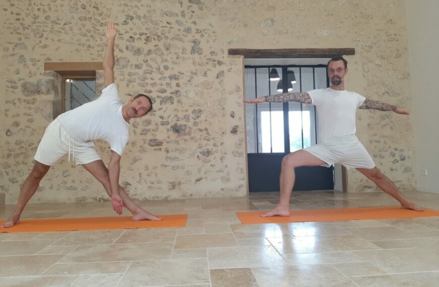 Yoga. Near Nogent-le-Rotrou, they are opening a guest house dedicated to well-being