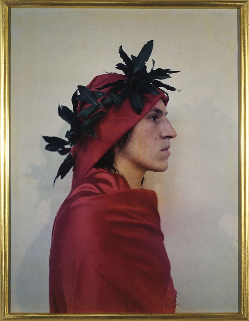"Dante"Luigi Ontani, 1972 Matte color photographic print 85 x 67 cm