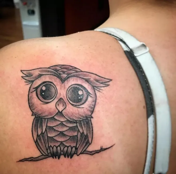 Woman owl tattoo Meaning and 30 ideas in pictures to