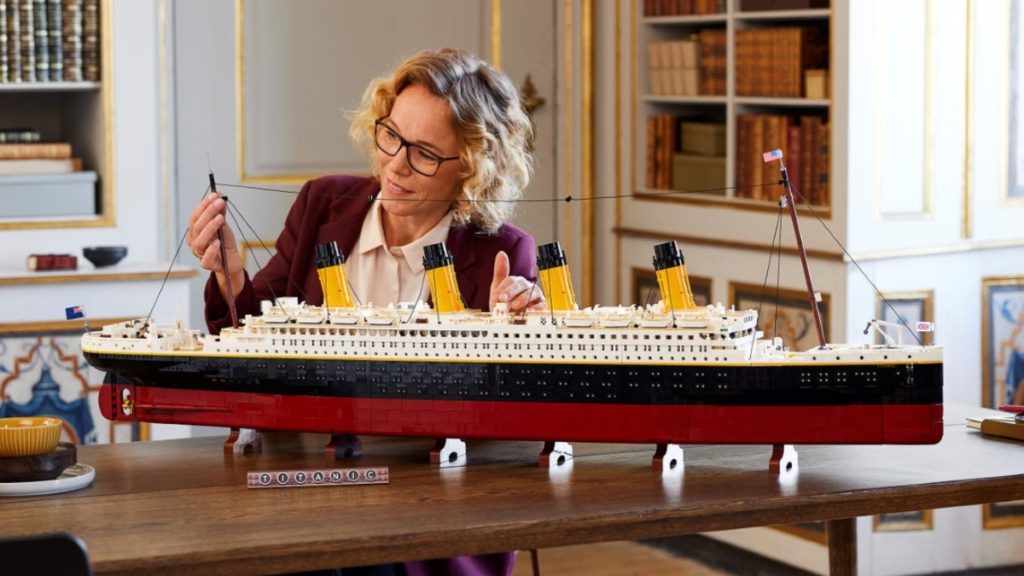 Featured LEGO® Adult 10294 Titanic Lifestyle Display Table