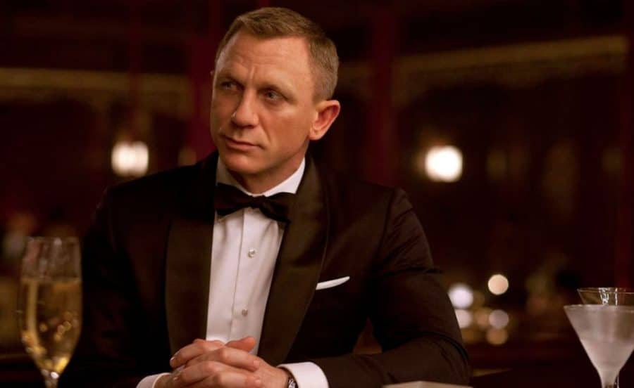 Daniel Craig playing james bond
