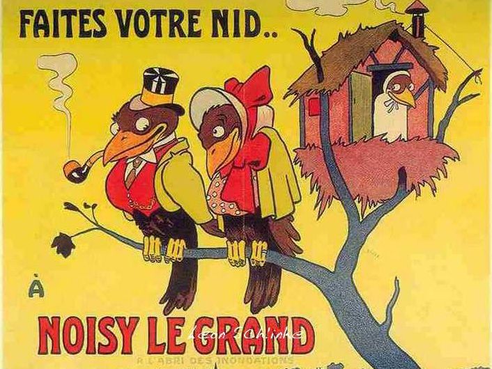 Affiche publicitaire pour le Lotissement du Parc des Tilleuls à Noisy-le-Grand