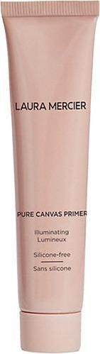 For a perfect complexion, without the mask effect: Pure Canvas Primer by Laura Mercier, 25.90 francs on Niche-beauty.com.