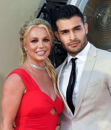 Britney Spears and Sam Asghari 'Once Upon a Time in Hollywood' film premiere, Arrivals, TCL Chinese Theatre, Los Angeles, USA - July 22, 2019
