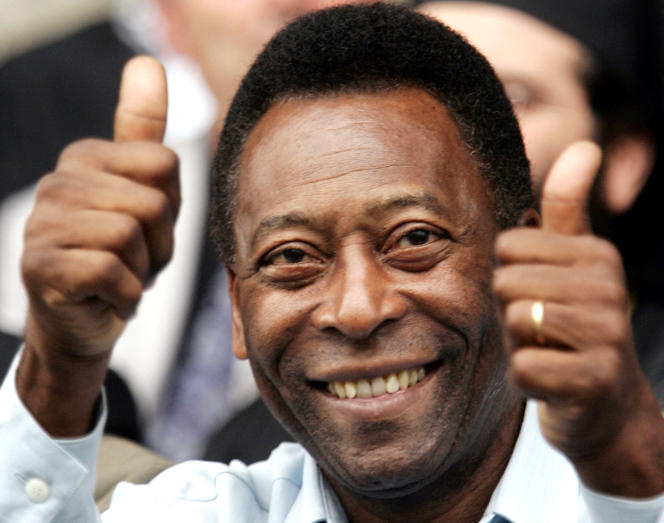Pelé, en grèce, en mai 2005.