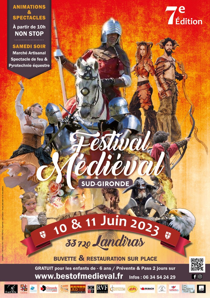 7th edition Medieval Festival South Gironde Domaine des Bois de Cabiros