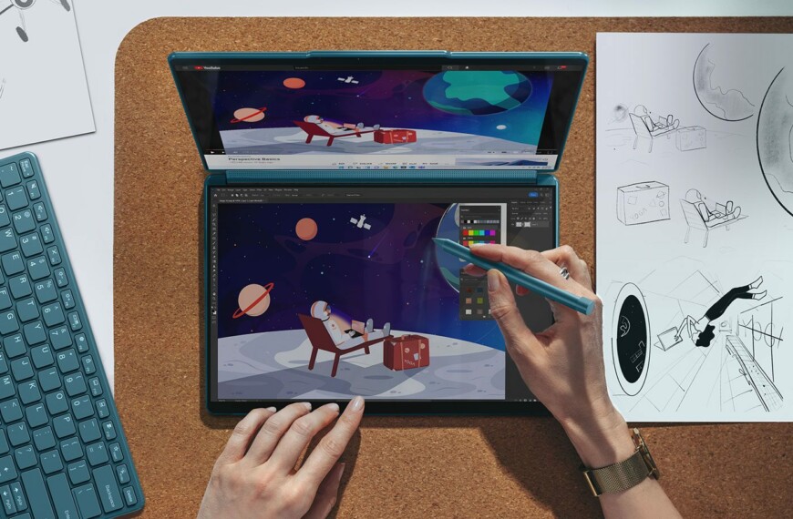 Lenovo Yoga Book 9i: the amazing dual-screen OLED laptop